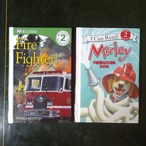 Fire Fighter Marley Dog I Can Read Level 2 Reader Preschool Homeschool Daycare